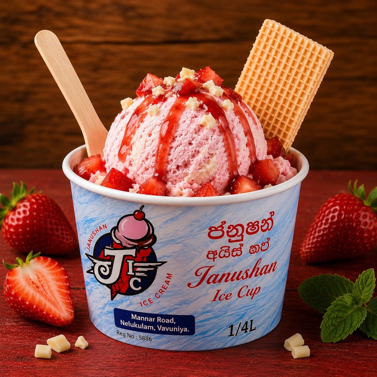 Ice Cream Cup from the Janushan Ice Cream menu